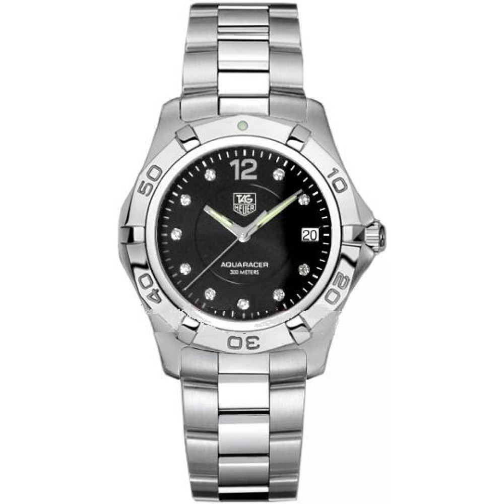 Tag Heuer Aquaracer Diamond Black Dial Men's Luxury Watch WAF111C-BA0810